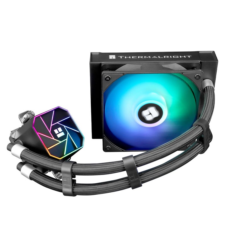 Thermalright مبرد المعالج المائي أكوا إليت 120 V3 AIO، تبريد سائل 120 مم، مراوح ARGB PWM، إنتل LGA1150-1200/AMD AM4-AM5 - Image 1